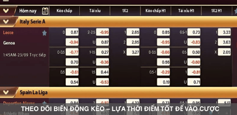 Theo dõi biến động kèo kỹ lưỡng để đặt cược thể thao EE88 thắng lớn