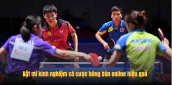 Bật mí kinh nghiệm cá cược bóng bàn online hiệu quả