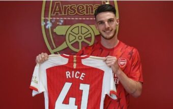 Declan Rice chính là lá chắn thép nơi tuyến giữa Arsenal