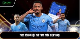 Theo dõi dữ liệu thể thao trên điện thoại
