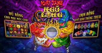 Các biểu tượng Wild Scatter và hũ thưởng trong chủ đề Ngũ Long