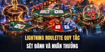 Luật chơi Lightning Roulette với số sét đánh và mức nhân thưởng