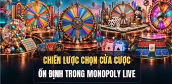 Chiến lược chọn cửa cược ổn định trong Monopoly Live